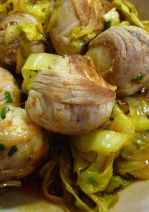 お肉コロコロ♪キムチde蒸し焼き野菜炒め-レシピのメイン写真