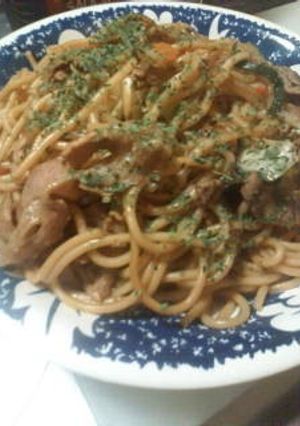 ☆残ったパスタ　ｄｅ　焼きそばっ☆-レシピのメイン写真