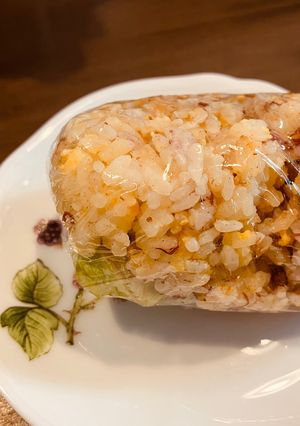 コンビーフの梅レタスチャーハン-レシピのメイン写真
