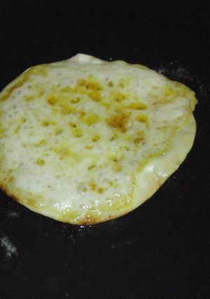 おつまみ焼きカレーチーズピザ♪-レシピのメイン写真