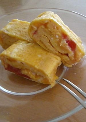 ちょっとだけイタリアン♪トマト卵焼き-レシピのメイン写真