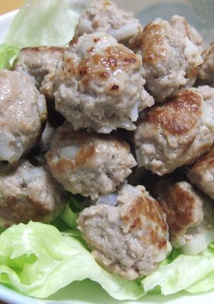 レンコン肉団子♪-レシピのメイン写真