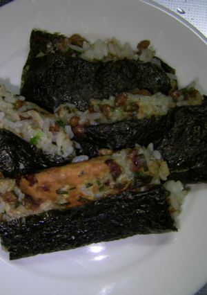 納豆の海苔巻き-レシピのメイン写真