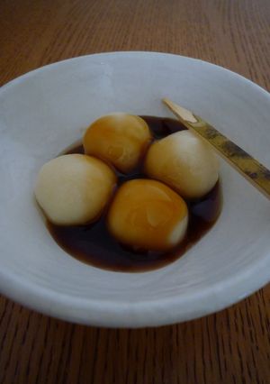 やわらか！もちもち！みたらしお豆腐だんご-レシピのメイン写真