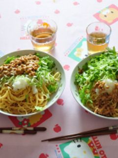 納豆スパゲッティ-レシピのメイン写真