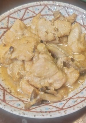 鶏むね肉としめじの味噌炒め-レシピのメイン写真