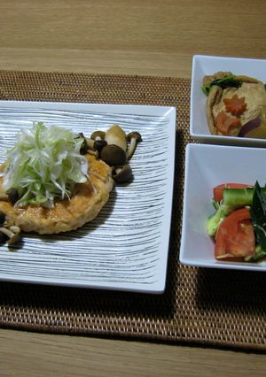 ふんわり鮭ハンバーグ-レシピのメイン写真