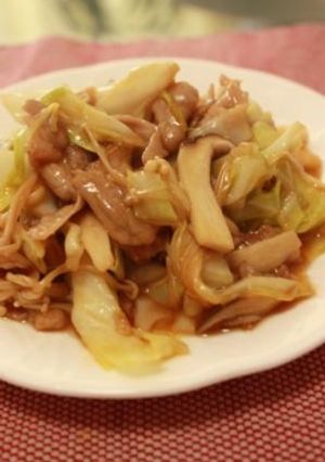 きのこ✿キャベツ✿豚肉のオイスター炒め-レシピのメイン写真