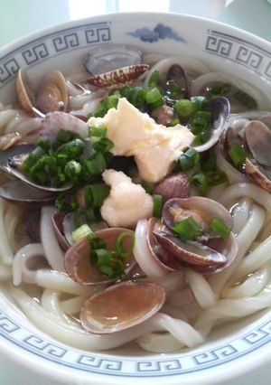 あさりうどん-レシピのメイン写真