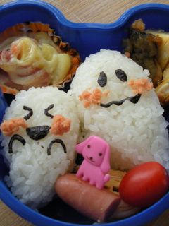 お化け弁当 ハロウィンにも-レシピのメイン写真