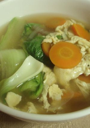 優しい味　ｵｲｽﾀｰｿｰｽ入り野菜スープ-レシピのメイン写真