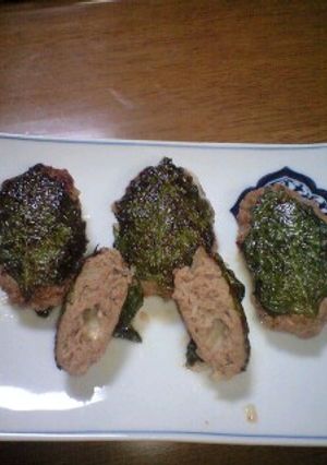 ☆スマートチーズで一口大葉挟みバーグ☆-レシピのメイン写真