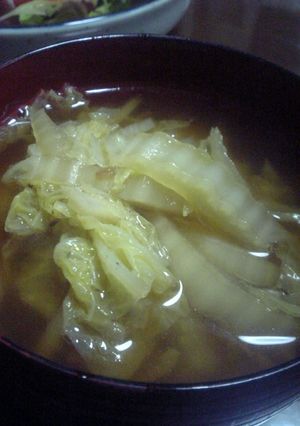 あったまる～（＾◇＾）白菜スープ-レシピのメイン写真