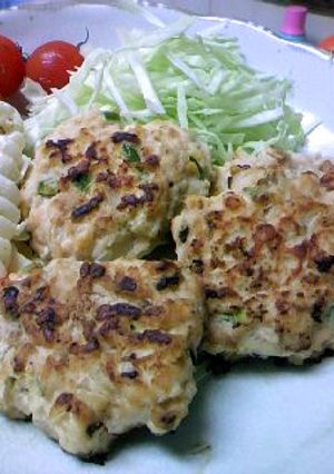 野菜たっぷり♪鶏肉でヘルシーハンバーグ☆-レシピのメイン写真