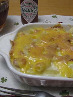 冬に最高♪ 白菜とベーコンのグラタン -レシピのメイン写真