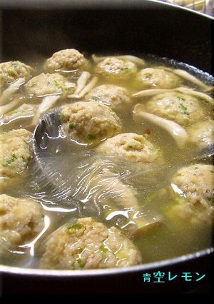 体ポカポカ肉だんご春雨スープ★つみれ-レシピのメイン写真