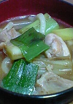 フライパンで簡単鶏なんばうどん（そば）-レシピのメイン写真