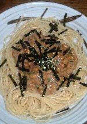 明太納豆パスタ-レシピのメイン写真
