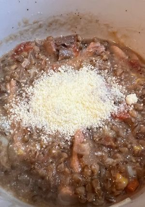 ヒュメドポワソン鯖缶もち麦チーズリゾット-レシピのメイン写真