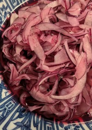 紫玉ねぎと黒酢のサラダ-レシピのメイン写真