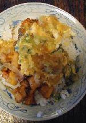 根菜いっぱい　ヘルシーかき揚げ　どんぶり　-レシピのメイン写真
