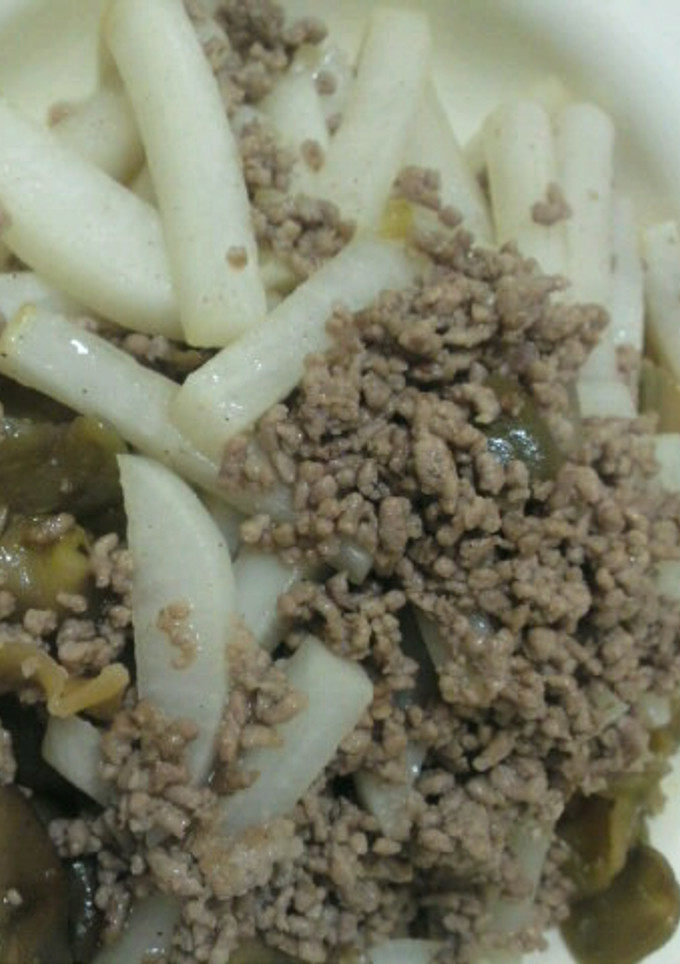 ひき肉と大根のザーサイ炒め-レシピのメイン写真