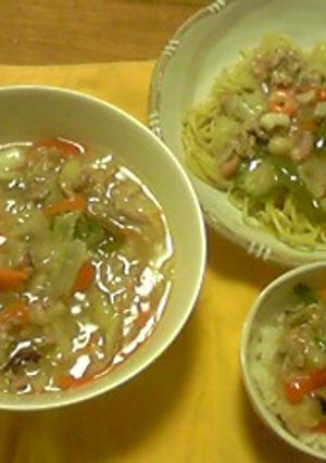 やさしい味の中華あん☆ご飯or麺でどうぞ-レシピのメイン写真