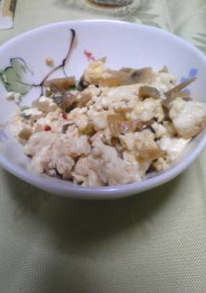 煎り豆腐中華風-レシピのメイン写真