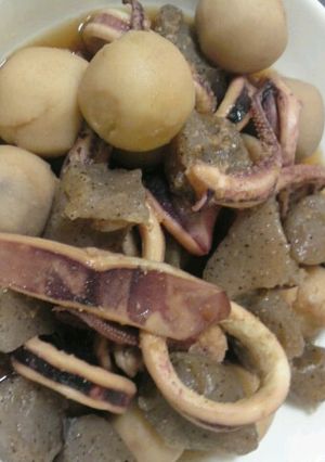 里芋もいかのごま煮-レシピのメイン写真