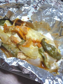 甘辛味噌味☆鮭のホイル焼き-レシピのメイン写真