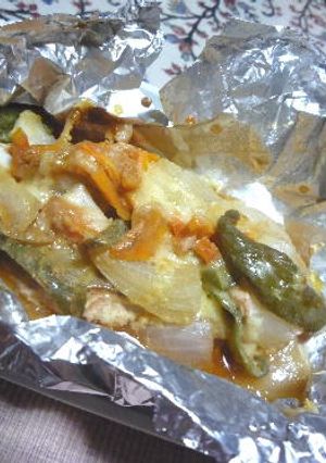 甘辛味噌味☆鮭のホイル焼き-レシピのメイン写真