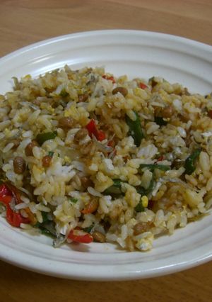 納豆チャーハン-レシピのメイン写真