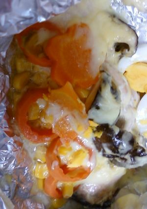 レモン鮭きのこの秋の味覚ホイル焼き-レシピのメイン写真