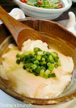 レンジで1分♪クリーミーな手作り寄せ豆腐-レシピのメイン写真