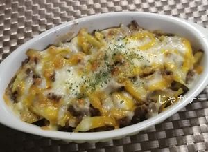ひき肉とじゃが芋のチーズ焼き-レシピのメイン写真
