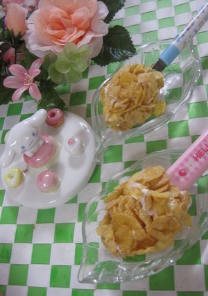 マシュマロとフレークで即席おやつ-レシピのメイン写真