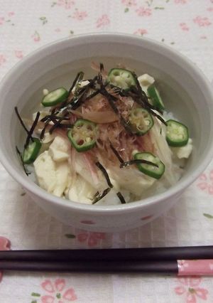 豆腐かけゴハン-レシピのメイン写真