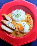 スパイスバターチキンカレーガッツリ唐揚げ
