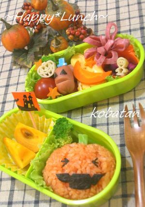 2009☆ハロウィンのお弁当（キャラ弁）-レシピのメイン写真