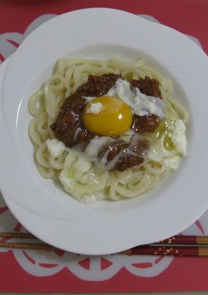 ドライカレーnoうどん-レシピのメイン写真