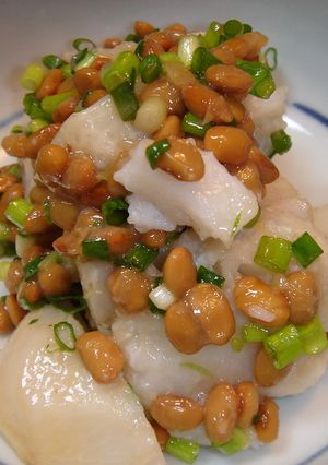 里芋と納豆の和え物！-レシピのメイン写真