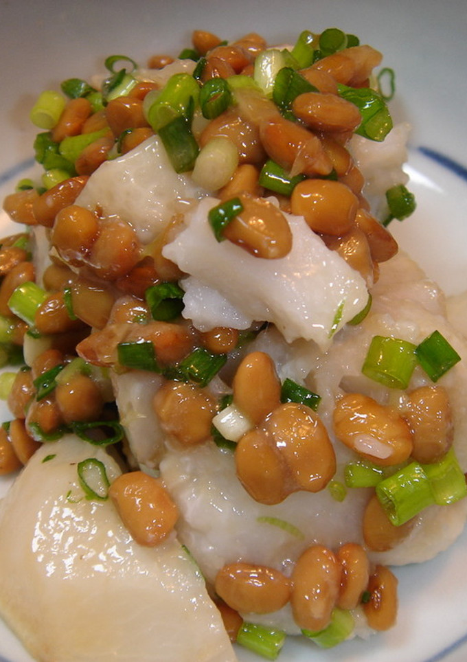 里芋と納豆の和え物！-レシピのメイン写真