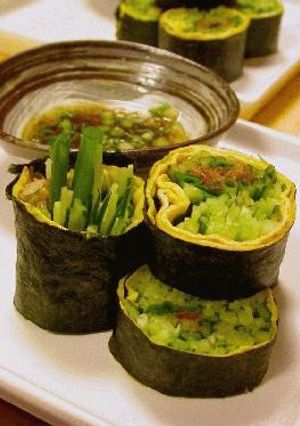 みずみずしいお野菜の磯部巻サラダ-レシピのメイン写真