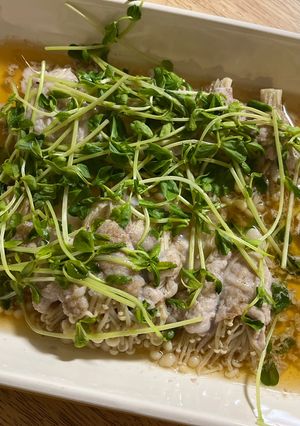 豚とエノキの蒸し肉巻き-レシピのメイン写真