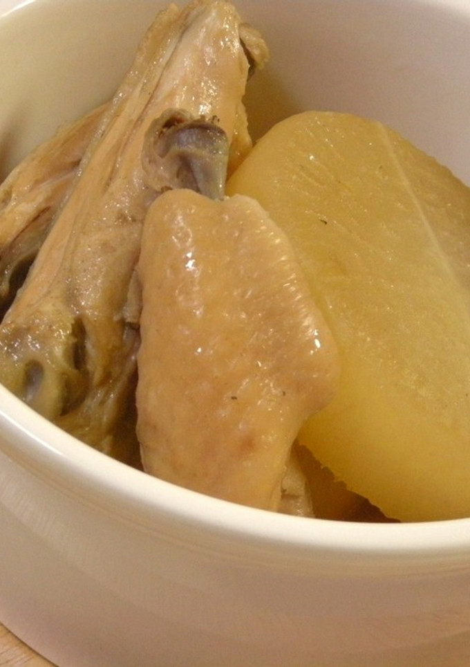 焼干しで☆大根と手羽中の煮物-レシピのメイン写真