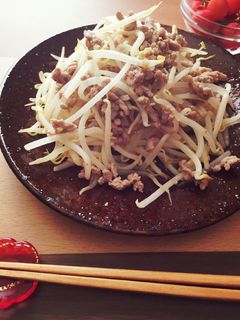 3分レシピ★もやしの肉味噌炒め-レシピのメイン写真