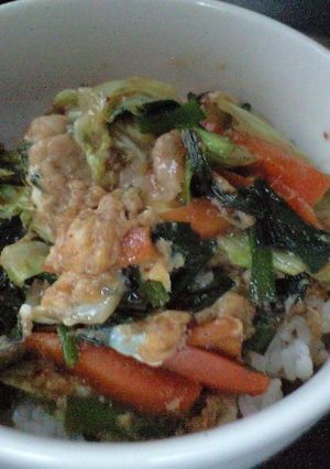 焼き肉のタレdeまかない丼-レシピのメイン写真