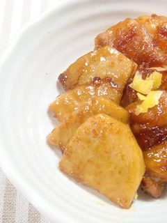 鶏肉と里芋のしょうが焼き-レシピのメイン写真