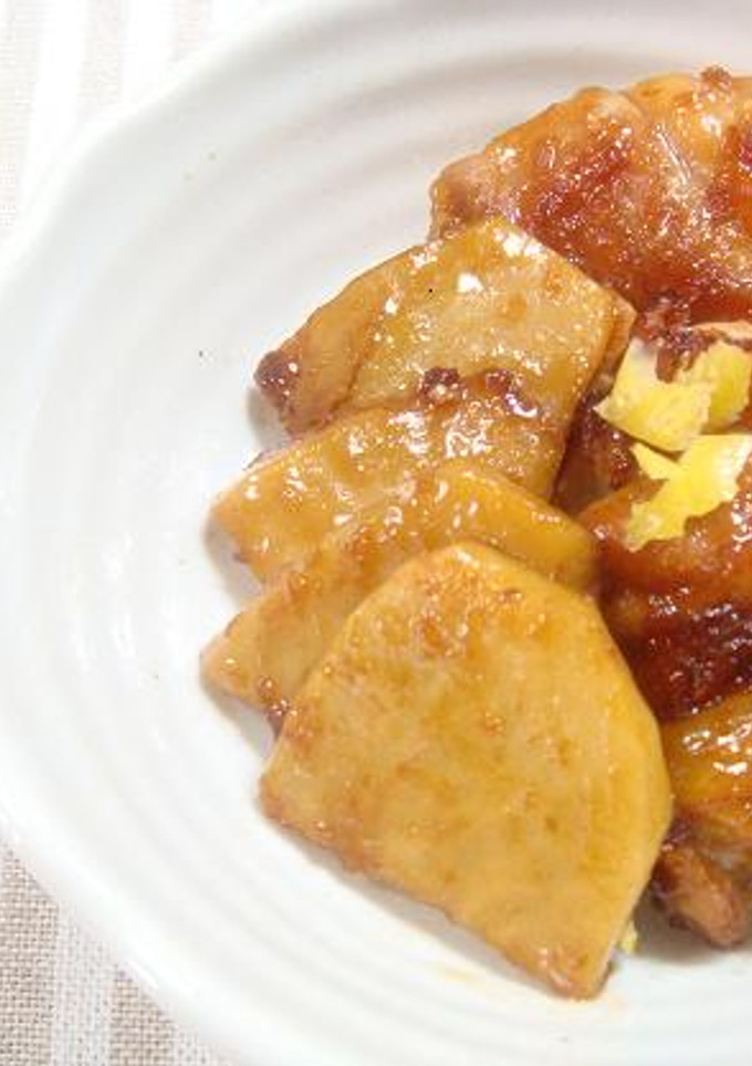 鶏肉と里芋のしょうが焼き-レシピのメイン写真