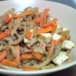 れんこんと厚揚げ(生揚げ)炒め煮きんぴら